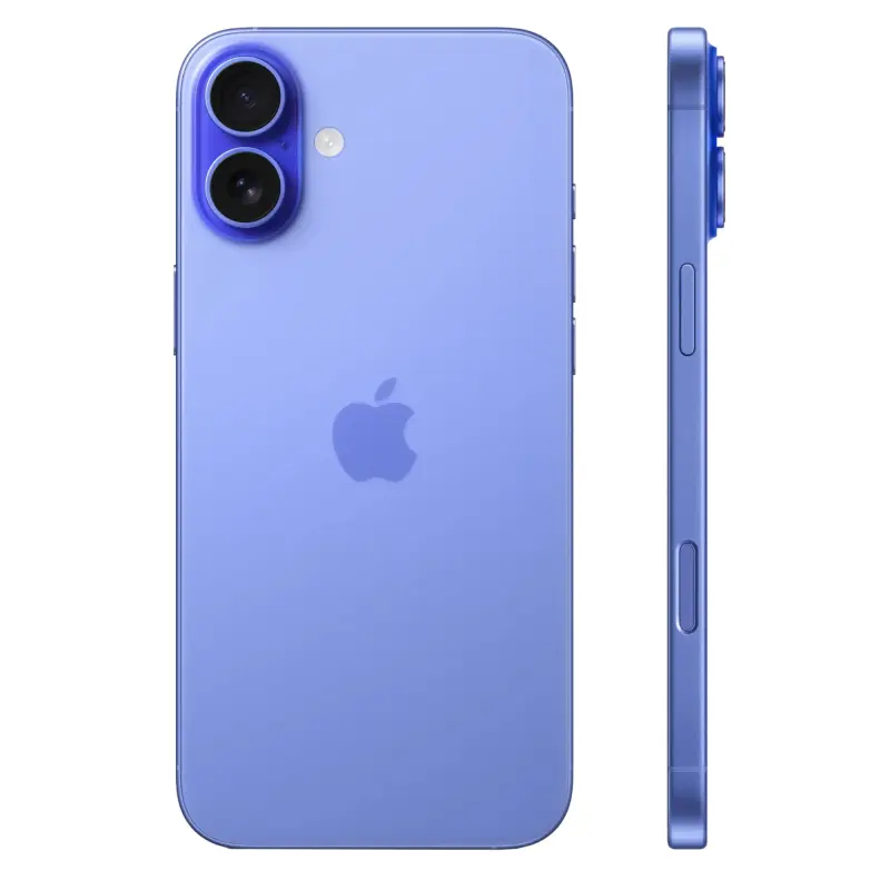 Смартфон Apple iPhone 16 Plus 128Gb Ультрамарин (Ultramarine) Nano Sim + ESIM — изображение 2