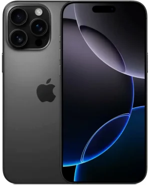 Apple iPhone 16 Pro Max eSim + eSim 1 ТБ, «титановый чёрный» (новый)