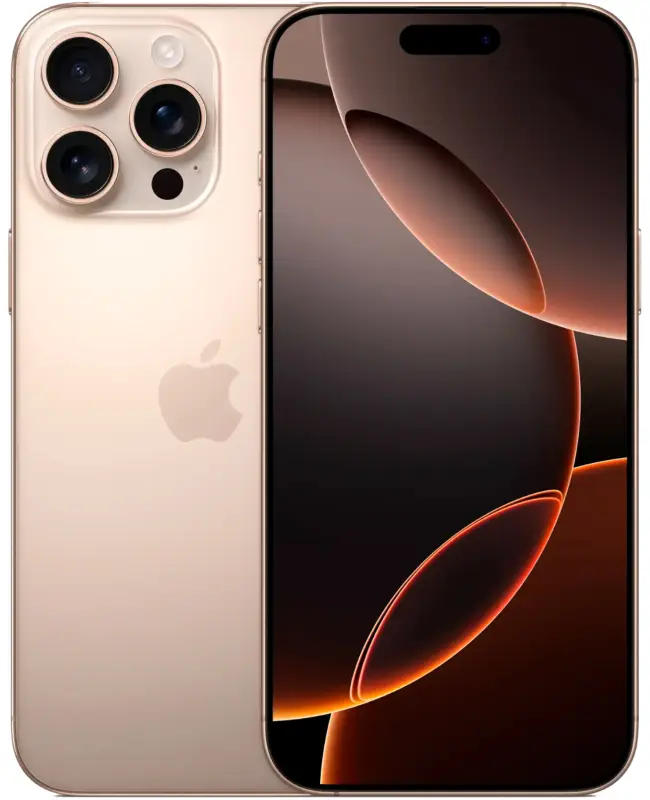 Apple iPhone 16 Pro Max Nano Sim + ESIM 256 ГБ, «титановый песчаный» (как новый)