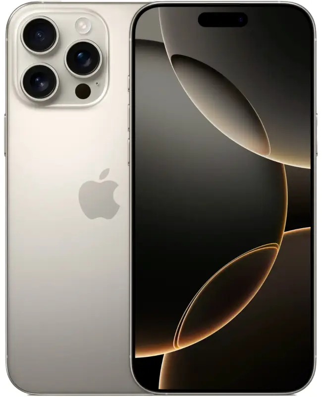 Apple iPhone 16 Pro Max eSim + eSim 512 ГБ, «титановый бежевый» (новый)