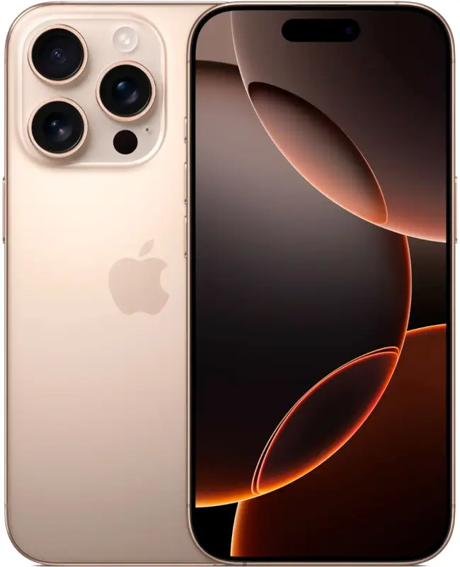 Apple iPhone 16 Pro dual Sim 128 ГБ, «песчаный титановый» (новый)