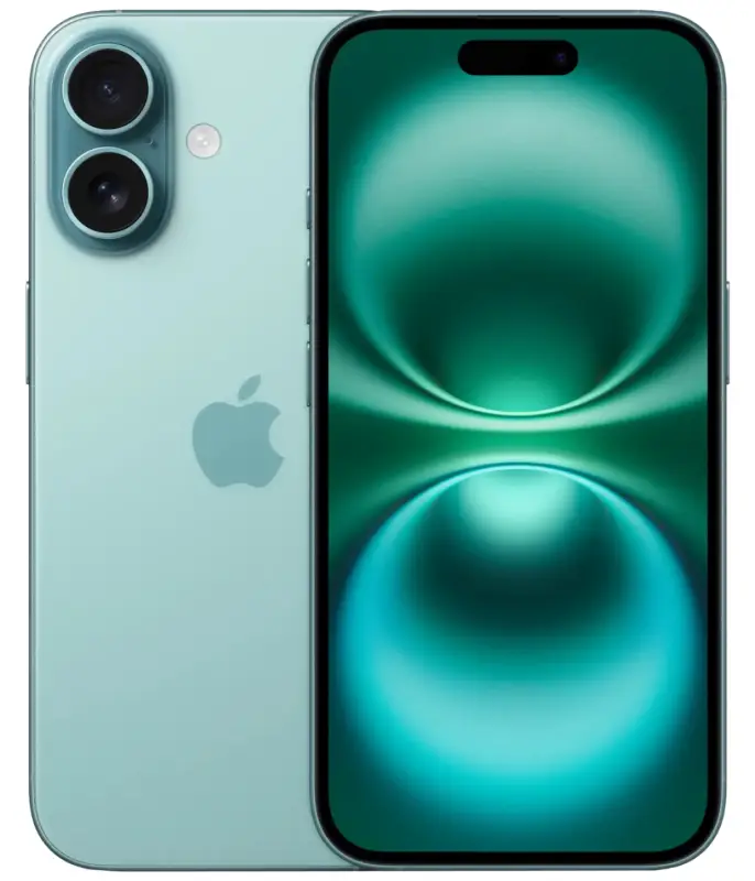 Apple iPhone 16 dual Sim 128 ГБ, бирюзовый (б/у)
