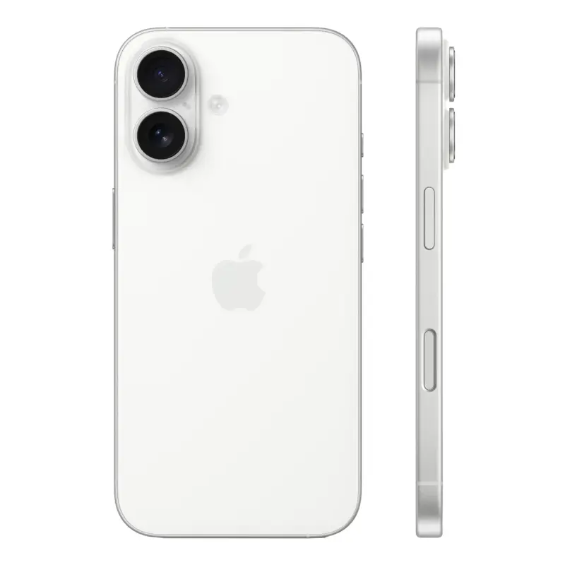 Apple iPhone 16 dual Sim 256 ГБ, белый (б/у) — изображение 2