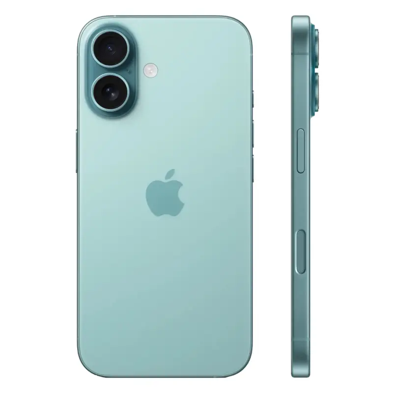 Apple iPhone 16 dual Sim 256 ГБ, бирюзовый (б/у) — изображение 2