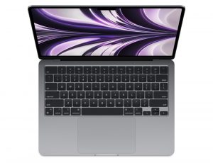 Apple MacBook Air 13 2022, M2 (8c CPU, 8c GPU), RAM 8 ГБ, SSD 256 ГБ, Apple graphics 8-core, macOS, английская раcкладка (KB-US), Space gray (Серый космос), Z15S0011P 67W