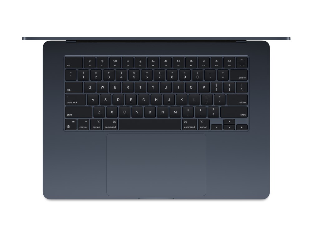 Apple MacBook Air 15 2023, M2 (8c CPU, 10c GPU), RAM 24 ГБ, SSD 512 ГБ, Midnight (Тёмная ночь), английская раскладка (KB-US), Z18T001LV, Z18T000PS, Z18U000K4 35W — изображение 3