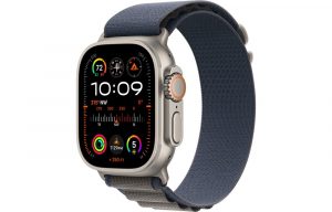 Apple Watch Ultra 2, 49 мм, корпус из титана, цвет ремешка Blue, Alpine Loop, размер S (130-160 мм)