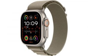 Apple Watch Ultra 2, 49 мм, корпус из титана, цвет ремешка Olive, Alpine Loop, размер M (145-190 мм)
