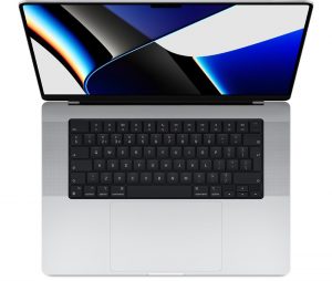 Apple MacBook Pro 16 дюймов, 2021 г., M1 Max (10c CPU, 32c GPU), RAM 64 ГБ, SSD 1 ТБ, Apple graphics 32-core, macOS, английская раcкладка (KB-US), Silver (Серебристый), Z14Y001JD