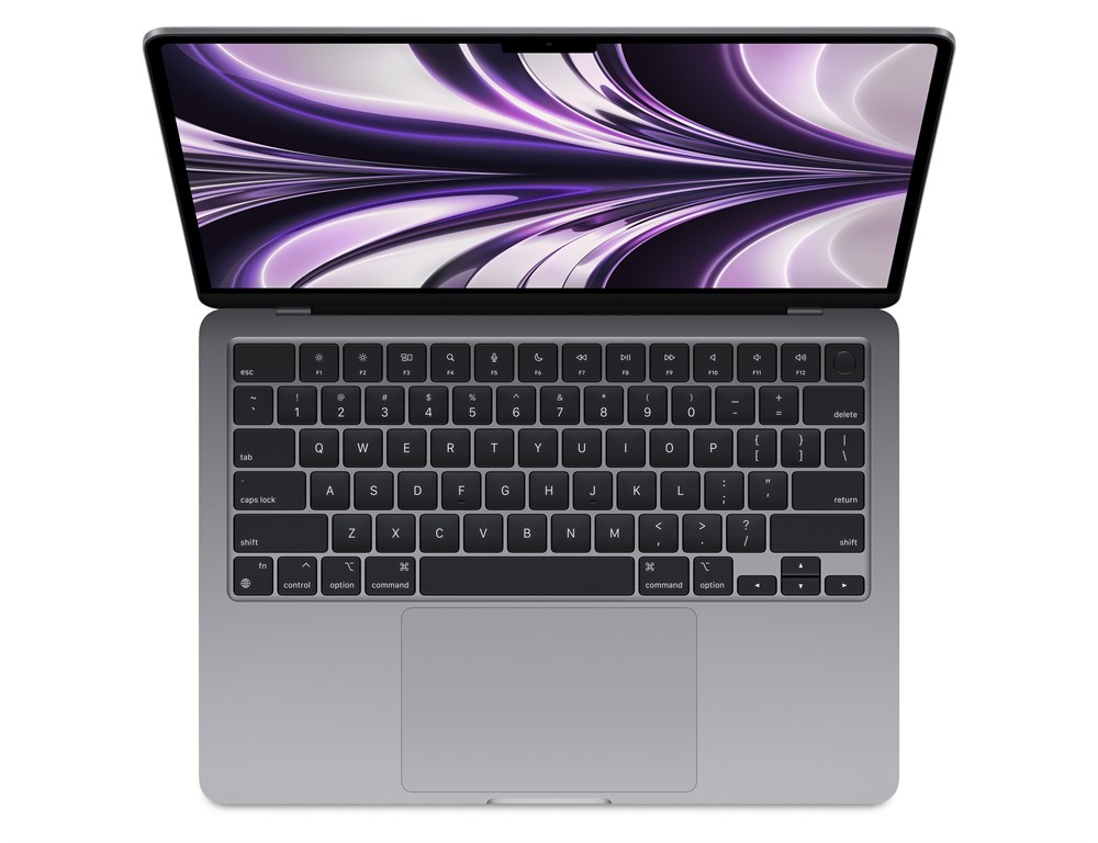 Apple MacBook Air 13 2022, M2 (8c CPU, 10c GPU), RAM 16 ГБ, SSD 256 ГБ, Apple graphics 10-core, macOS, английская раcкладка (KB-US), Space gray (Серый космос), Z15S002KW, Z15S0000X, Z15S006FJ