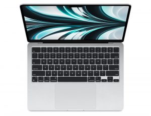 Apple MacBook Air 13 2022, M2 (8c CPU, 10c GPU), RAM 8 ГБ, SSD 512 ГБ, Apple graphics 10-core, macOS, английская раcкладка (KB-US), Silver (Серебристый), Z15W002AX