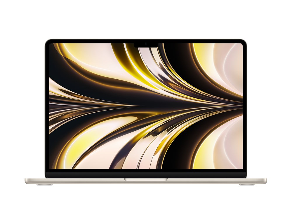 Apple MacBook Air 13 2022, M2 (8c CPU, 10c GPU), RAM 16 ГБ, SSD 256 ГБ, Apple graphics 10-core, macOS, английская раcкладка (KB-US), Starlight (Сияющая звезда), Z15Y002N1, Z15Y000Z4, Z15Y0000J — изображение 2
