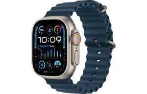 Apple Watch Ultra 2, 49 мм, корпус из титана, цвет ремешка Blue, Ocean Band