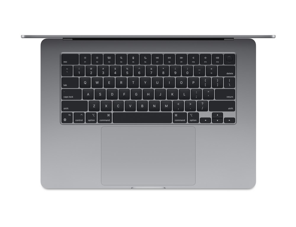 Apple MacBook Air 15, 2024, M3 (8c CPU, 10c GPU), RAM 24 ГБ, SSD 2 ТБ, Space gray (Серый космос), английская раскладка (KB-US), Z1BP000LV, Z1BQ, Z1GD000HX, Z1GD000GQ, Z1GD000EA, 35W — изображение 3