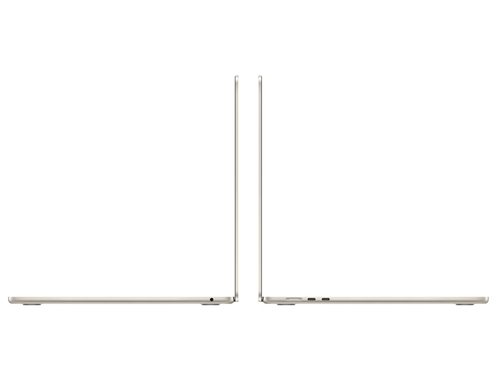 Apple MacBook Air 15, 2024, M3 (8c CPU, 10c GPU), RAM 24 ГБ, SSD 1 ТБ, Starlight (Сияющая звезда), английская раскладка (KB-US), Z1BT000KQ, Z1BT000KB, Z1BU, Z1GF000E9, Z1GF000GP, 35W — изображение 4