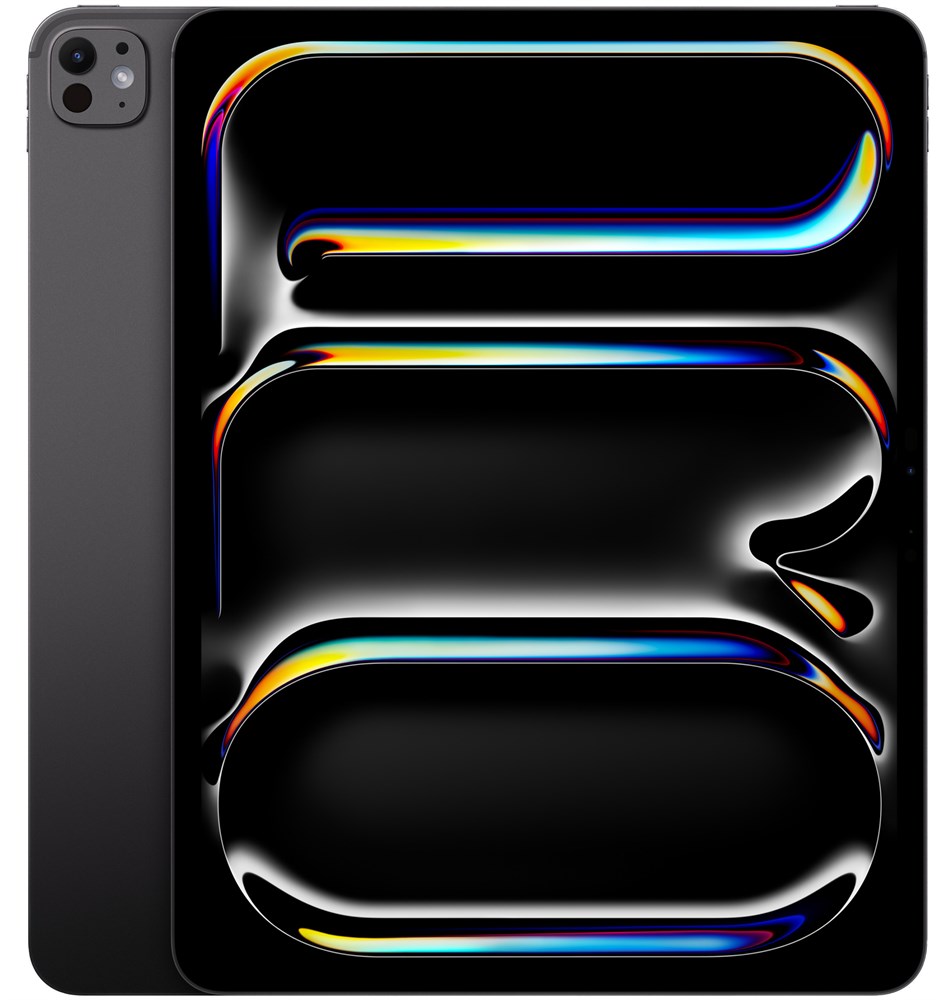Apple iPad Pro 13, 2024, M4, 256 ГБ, LTE, Space black ("Чёрный космос"), Стандартное стекло