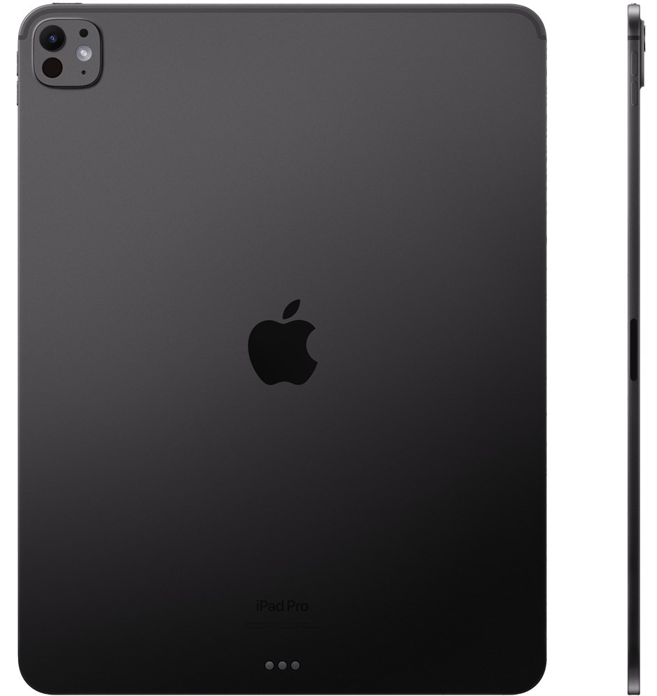 Apple iPad Pro 13, 2024, M4, 256 ГБ, LTE, Space black ("Чёрный космос"), Стандартное стекло — изображение 2