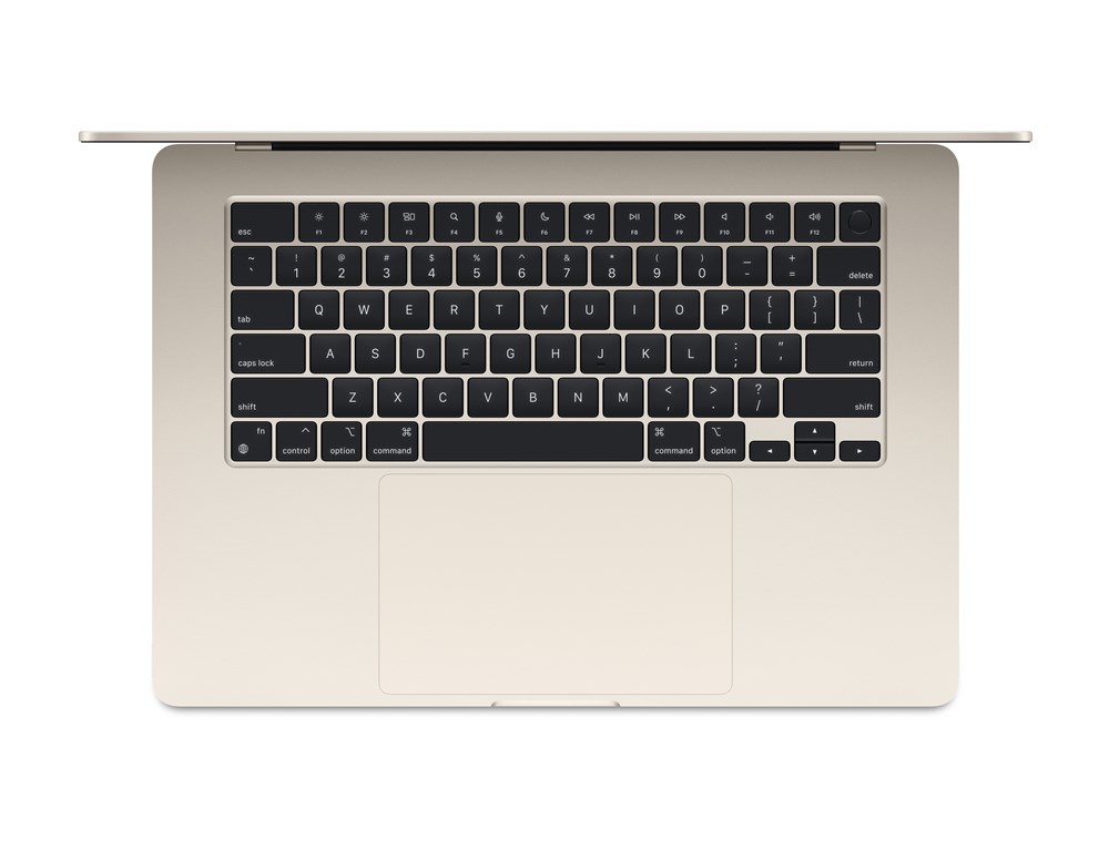 Apple MacBook Air 15, 2024, M3 (8c CPU, 10c GPU), RAM 16 ГБ, SSD 1 ТБ, Starlight (Сияющая звезда), русская раскладка (KB-RS), Z1BT000TZ, Z1BU, Z1GF, 35W — изображение 3