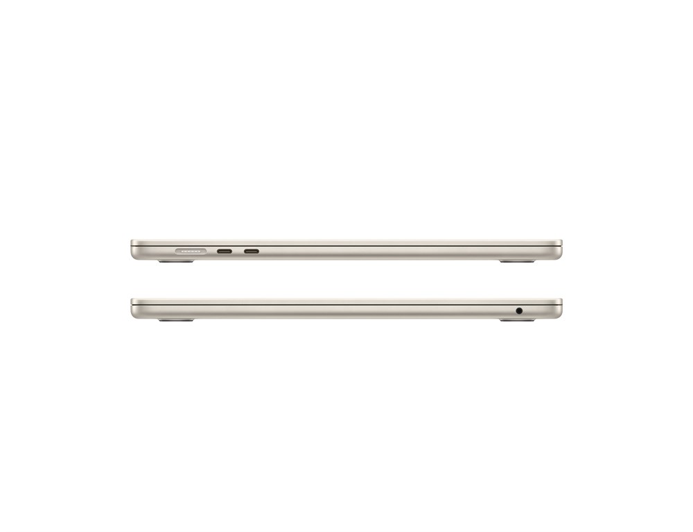 Apple MacBook Air 15, 2024, M3 (8c CPU, 10c GPU), RAM 16 ГБ, SSD 1 ТБ, Starlight (Сияющая звезда), русская раскладка (KB-RS), Z1BT000TZ, Z1BU, Z1GF, 35W — изображение 5
