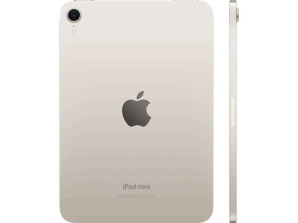 Apple iPad Mini 7, 8.3, 2024, 256 ГБ, LTE, Starlight (Сияющая звезда) — изображение 2