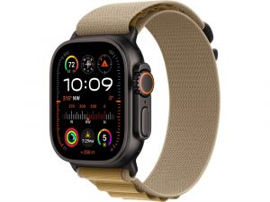 Apple Watch Ultra 2, 49 мм, Чёрный Титан корпус c Tan Alpine Loop ремешком - S (130-160 мм)