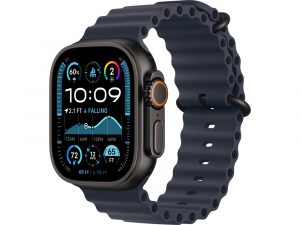 Apple Watch Ultra 2, 49 мм, Чёрный Титан корпус c Navy Ocean Band