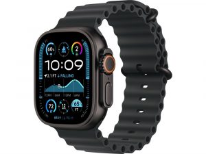 Apple Watch Ultra 2, 49 мм, Чёрный Титан корпус c Black Ocean Band