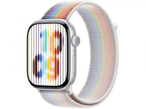 Apple Watch Series 10, 42 мм, Silver, Алюминиевый корпус с Pride Edition Sport Loop