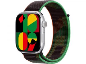 Apple Watch Series 10, 42 мм, Silver, Алюминиевый корпус с Black Unity Sport Loop