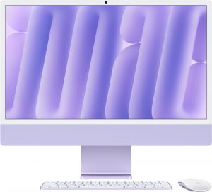 Apple iMac 24 2024, M4 (10c CPU, 10с GPU), RAM 24 ГБ, SSD 1 ТБ (1024 ГБ), русская раcкладка (KB-RS), Purple (Фиолетовый), Part Num, Standard glass