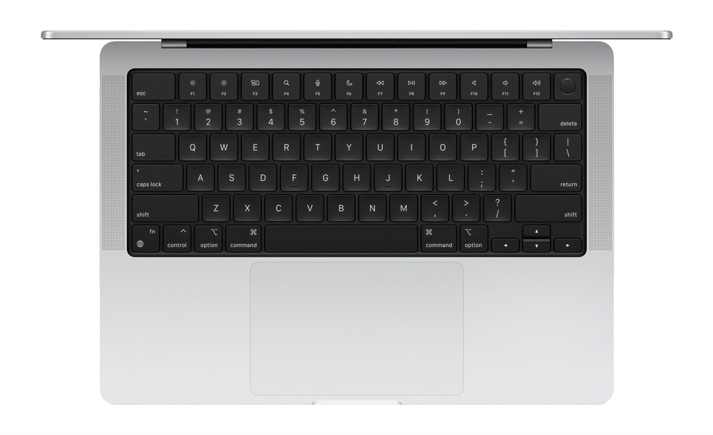 Apple MacBook Pro 14 2024, M4 (10c CPU, 10c GPU), RAM 32ГБ, SSD 1 ТБ (1024 ГБ), Silver (Серебристый), английская раскладка (KB-US), part num, Nano-texture display — изображение 2