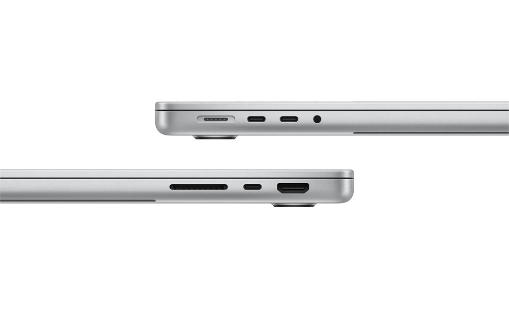 Apple MacBook Pro 14 2024, M4 (10c CPU, 10c GPU), RAM 32ГБ, SSD 1 ТБ (1024 ГБ), Silver (Серебристый), английская раскладка (KB-US), part num, Nano-texture display — изображение 4
