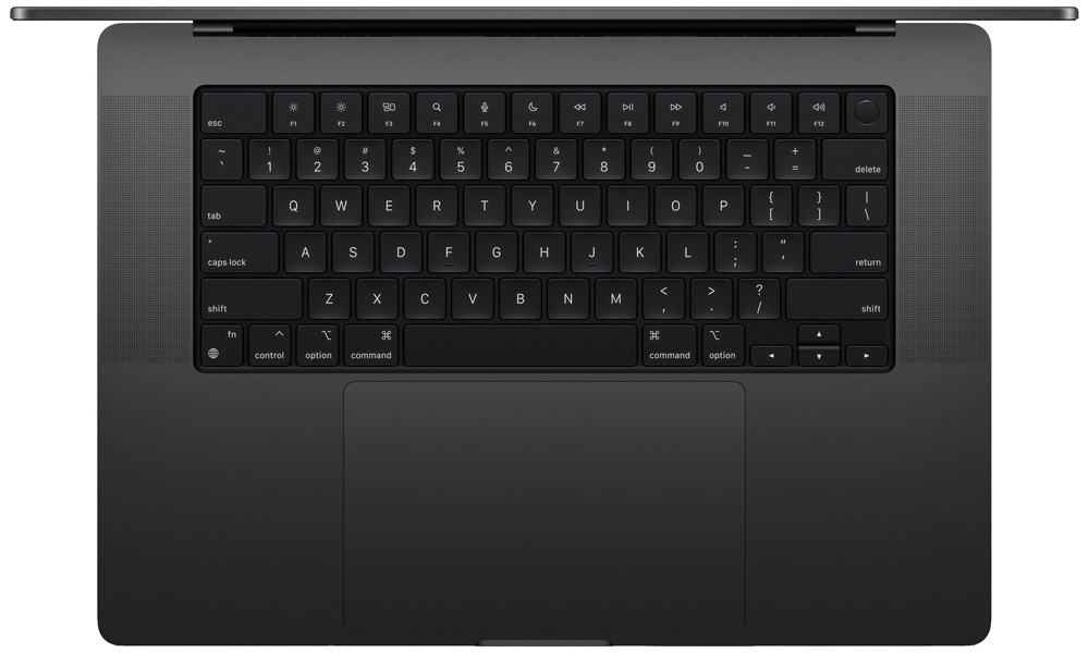 Apple MacBook Pro 16 2024, M4 Max (16c CPU, 40c GPU), RAM 48ГБ, SSD 1 ТБ (1024 ГБ), Space black (Чёрный космос), английская раскладка (KB-US), part num, Nano-texture display — изображение 2