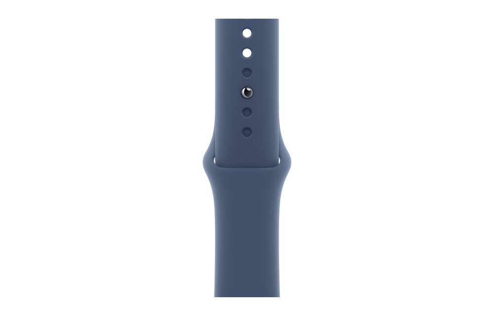 Apple Watch Series 10, 46 мм, Silver, Алюминиевый корпус с Denim Sport Band - S/M (140-190мм) — изображение 3