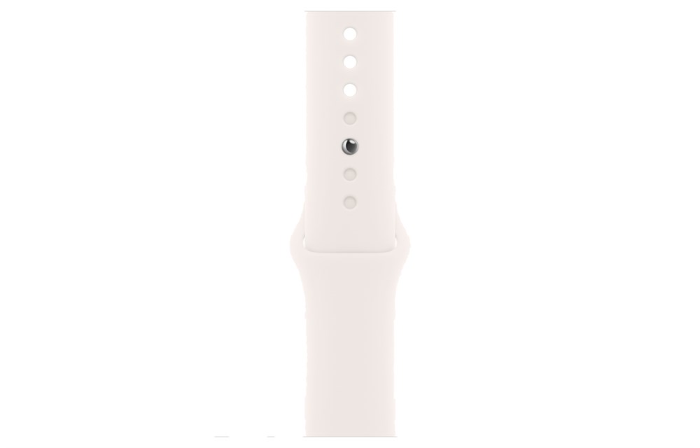 Apple Watch Series 10, 46 мм, Jet Black, Алюминиевый корпус с Light Blush Sport Band - S/M (140-190мм) — изображение 3