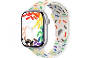 Apple Watch Series 10, 46 мм, Silver, Алюминиевый корпус с Pride Edition Sport Band - M/L (160-210мм)