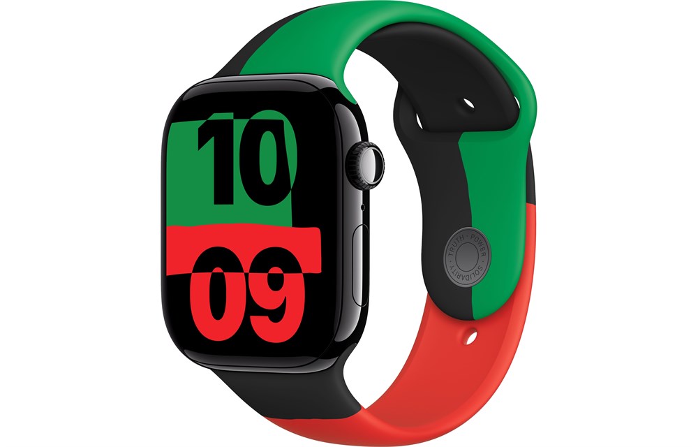 Apple Watch Series 10, 46 мм, Jet Black, Алюминиевый корпус с Black Unity Sport Band - M/L (160-210мм)
