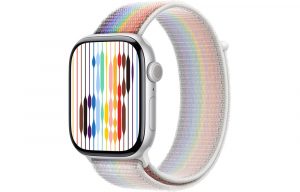 Apple Watch Series 10, 46 мм, Silver, Алюминиевый корпус с Pride Edition Sport Loop