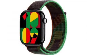 Apple Watch Series 10, 46 мм, Jet Black, Алюминиевый корпус с Black Unity Sport Loop