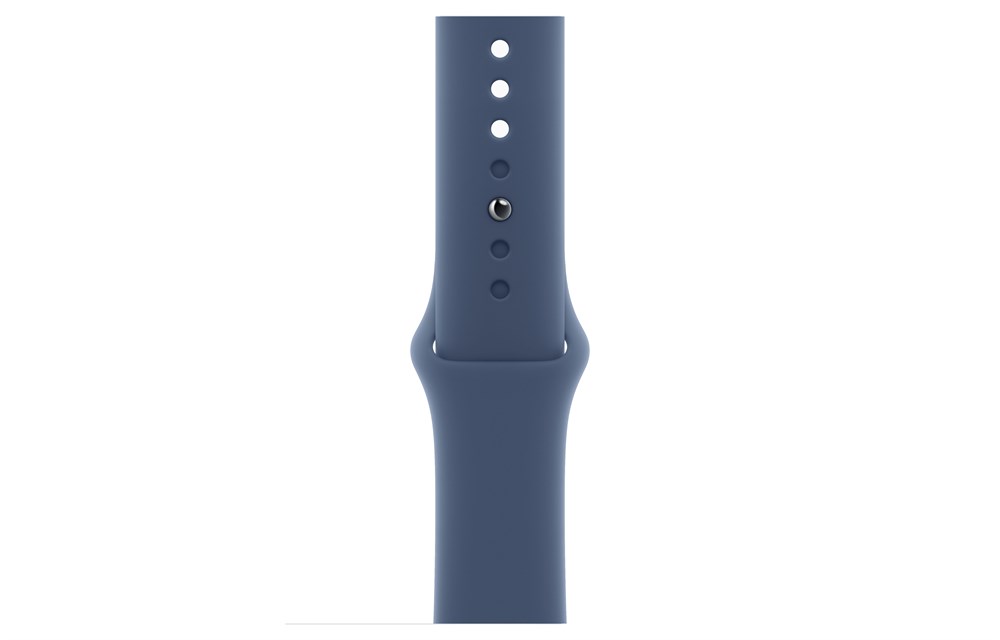 Apple Watch Series 10, 46 мм, Gold, Алюминиевый корпус с Denim Sport Band - S/M (140-190мм) — изображение 3