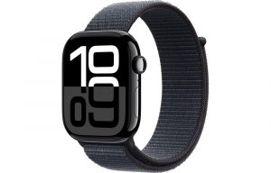 Apple Watch Series 10, 46 мм, Jet Black, Алюминиевый корпус с Ink Sport Loop