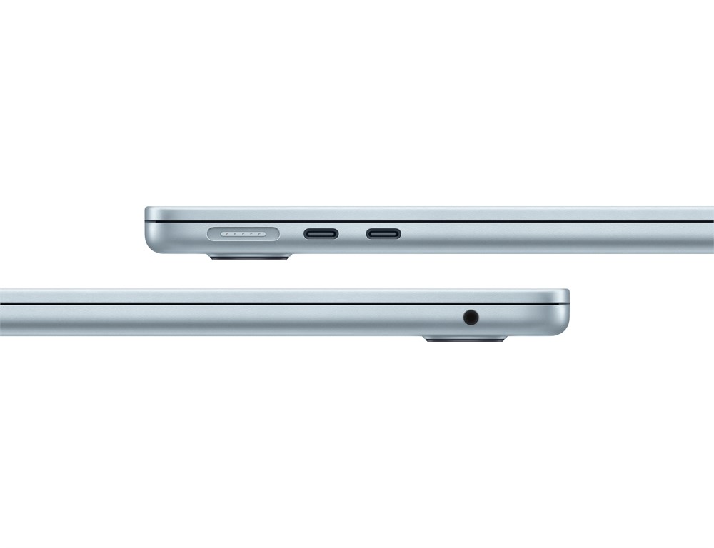 Apple MacBook Air 13, M4 (10c CPU, 10c GPU) RAM 16 ГБ, SSD 512 ГБ, Sky Blue (Небесно-голубой), английская раскладка (KB-US) — изображение 4