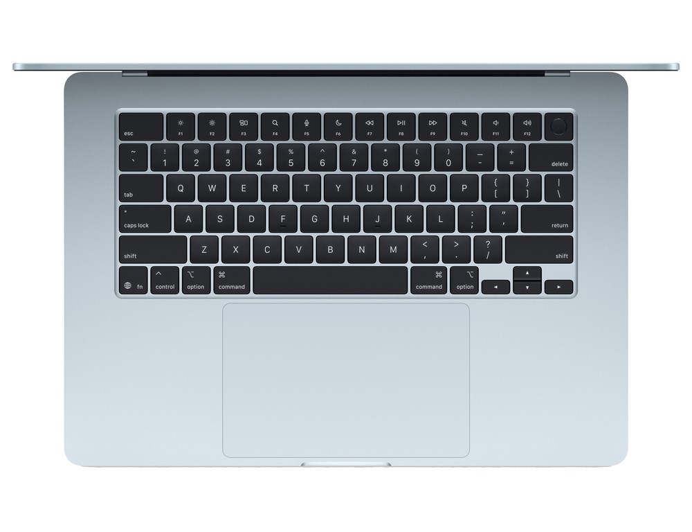 Apple MacBook Air 15, M4 (10c CPU, 10c GPU) RAM 24 ГБ, SSD 1 ТБ, Sky Blue (Небесно-голубой), русская раскладка (KB-RS) — изображение 2