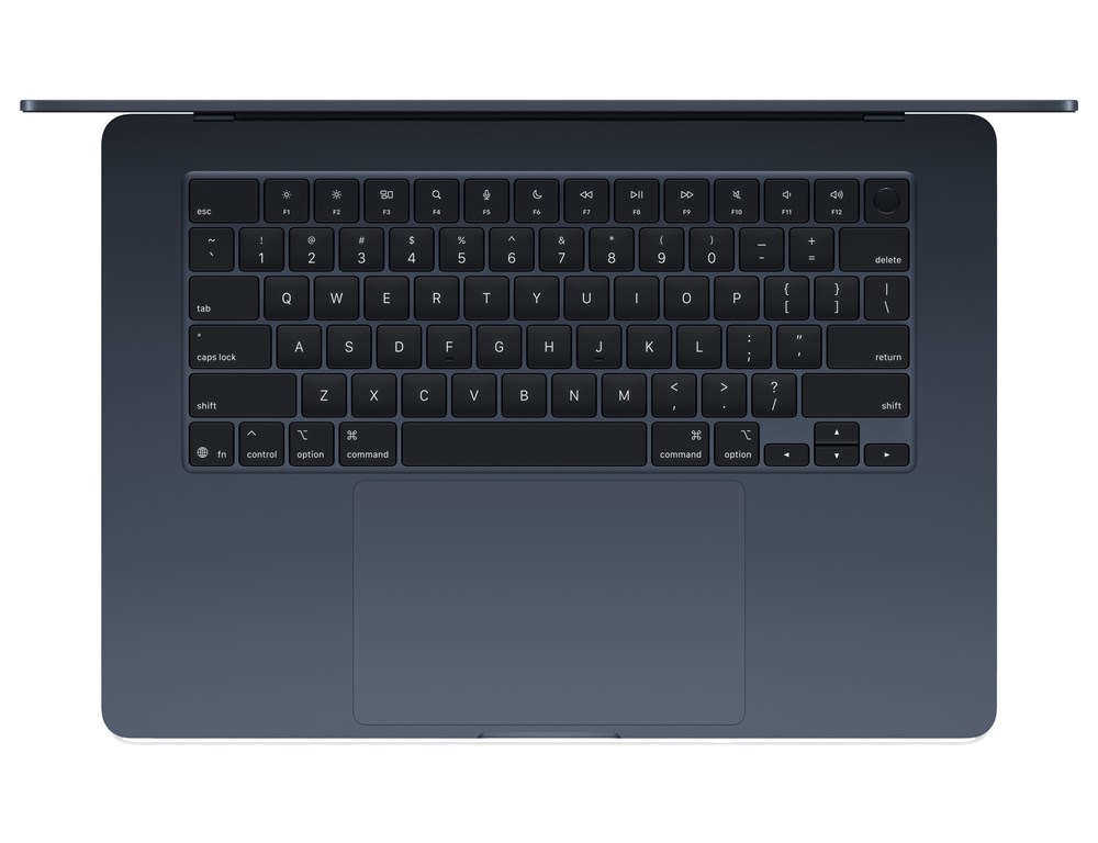 Apple MacBook Air 15, M4 (10c CPU, 10c GPU) RAM 24 ГБ, SSD 1 ТБ, Midnight (Тёмная ночь), русская раскладка (KB-RS) — изображение 2