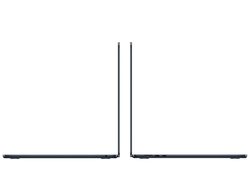 Apple MacBook Air 15, M4 (10c CPU, 10c GPU) RAM 24 ГБ, SSD 1 ТБ, Midnight (Тёмная ночь), русская раскладка (KB-RS) — изображение 3