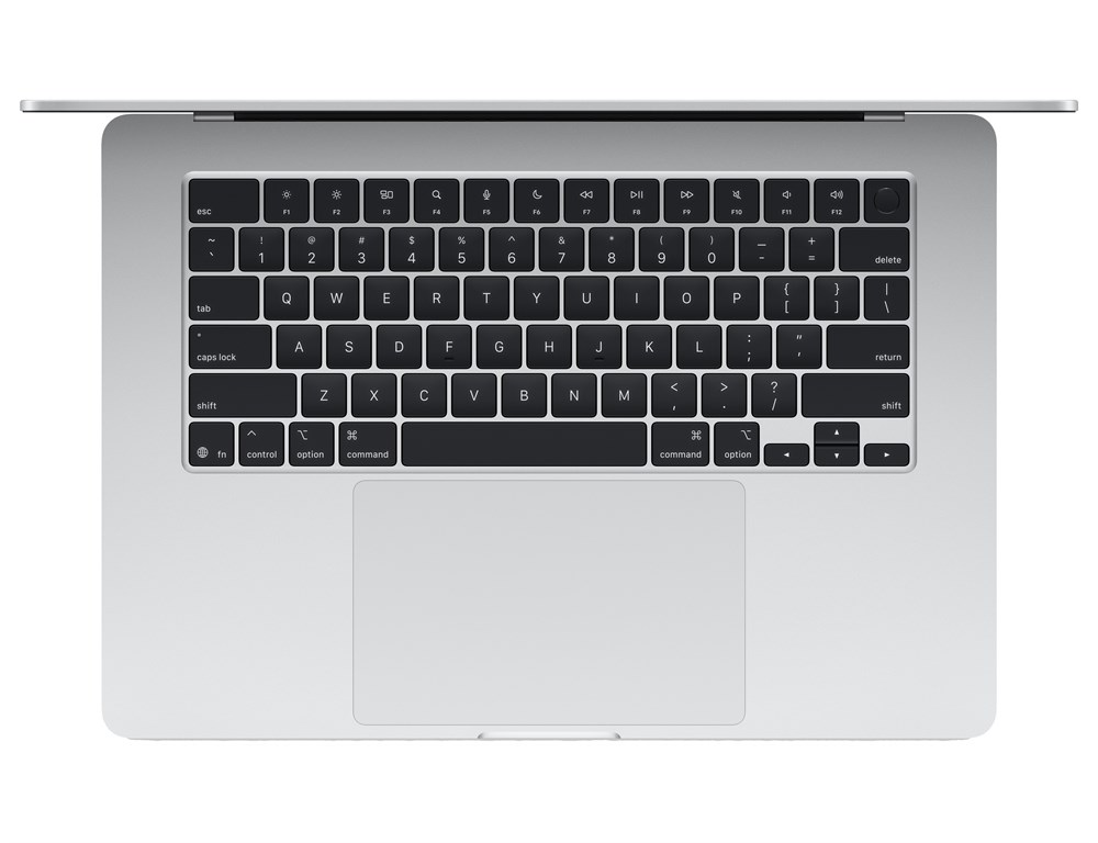 Apple MacBook Air 15, M4 (10c CPU, 10c GPU) RAM 32 ГБ, SSD 512 ГБ, Silver (Серебристый), английская раскладка (KB-US) — изображение 2