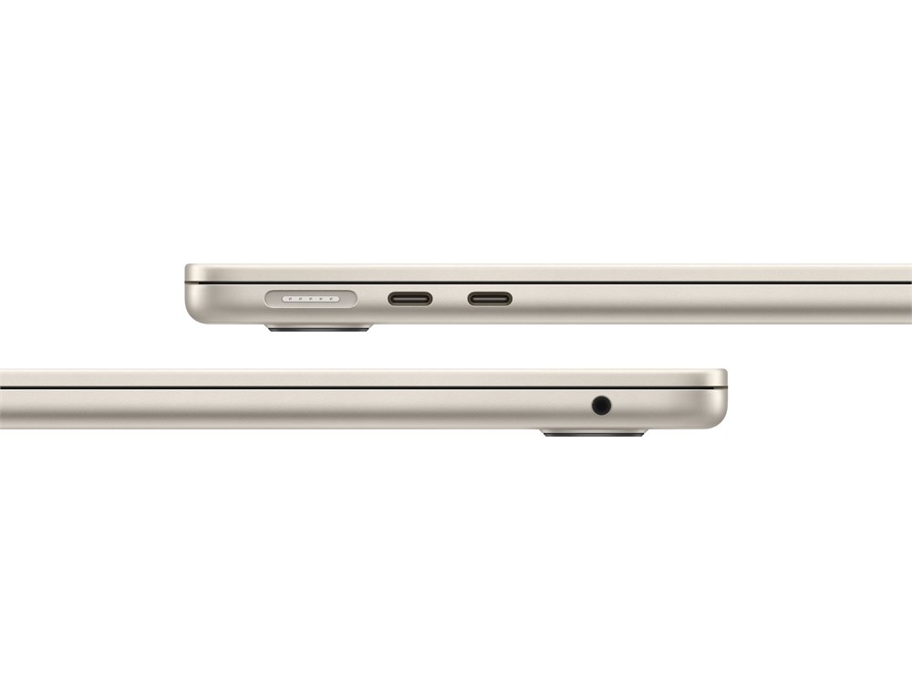 Apple MacBook Air 13, M4 (10c CPU, 10c GPU) RAM 32 ГБ, SSD 1 ТБ, Starlight (Сияющая звезда), русская раскладка (KB-RS) — изображение 4