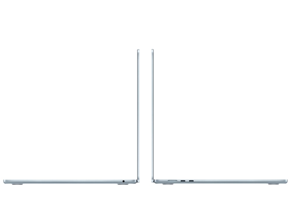 Apple MacBook Air 15, M4 (10c CPU, 10c GPU) RAM 32 ГБ, SSD 2 ТБ, Sky Blue (Небесно-голубой), английская раскладка (KB-US) — изображение 3
