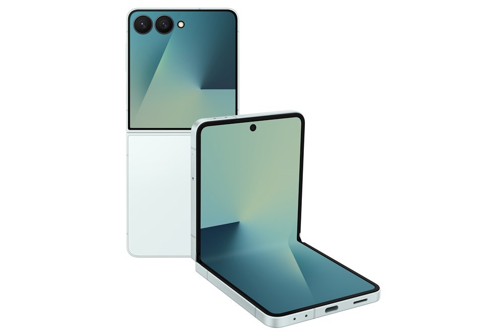 Samsung Galaxy Z Flip 7, 256 ГБ, Mint (Мятный) — изображение 2