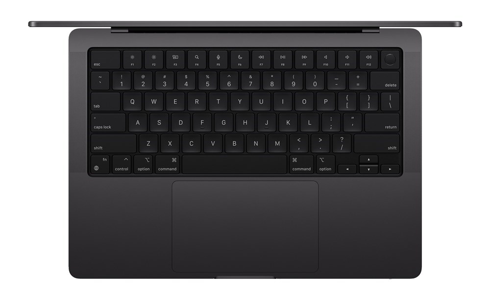 Apple MacBook Pro 14 2025, M5 (10c CPU, 10c GPU), RAM 16 ГБ, SSD 512 ГБ, Space black (Чёрный космос), русская раскладка (KB-RS), part num, Standard display — изображение 2